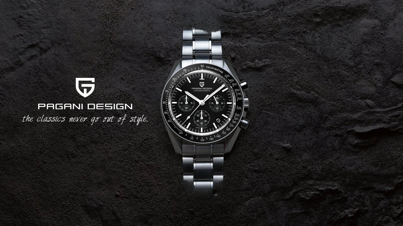 PAGANI DESIGN 2026 New Men's Watches Top Luxury Quartz Watch For Men Auto Date Speed Chronograph AR Sapphire Mirror Wrist watch