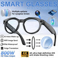 New Upgrade Brand Smart Glasses 800W Camera HD Video Recording AI Photo Recognition Bluetooth Call Translation Voice Sunglasses