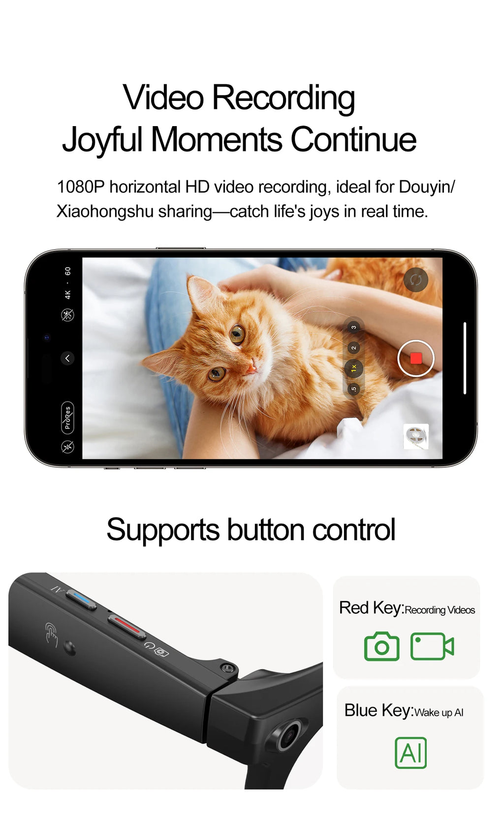 New Upgrade Brand Smart Glasses 800W Camera HD Video Recording AI Photo Recognition Bluetooth Call Translation Voice Sunglasses