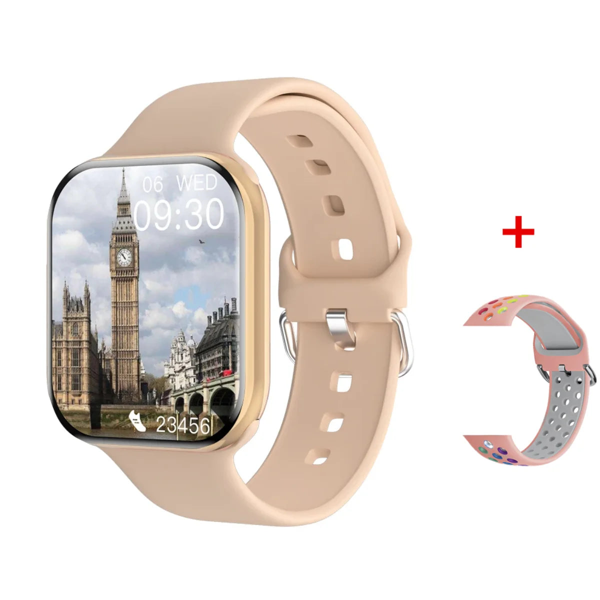 2025 Series 10 Watch 10 GPS Smart Watch Memory Music Video Bluetooth Call Heart Rate Waterproof NFC Smartwatch For Apple Android