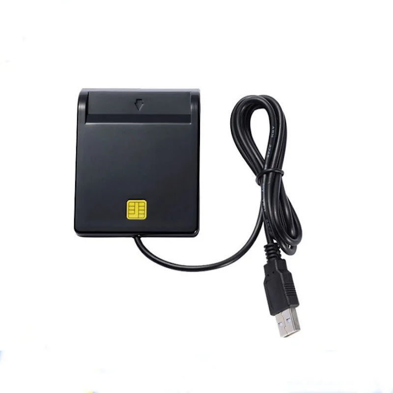 Multi-function Portable USB 2.0 Intelligent Card Reader Affordable Easy Use for DNIE ATM CAC IC ID Bank SIM Card Reader