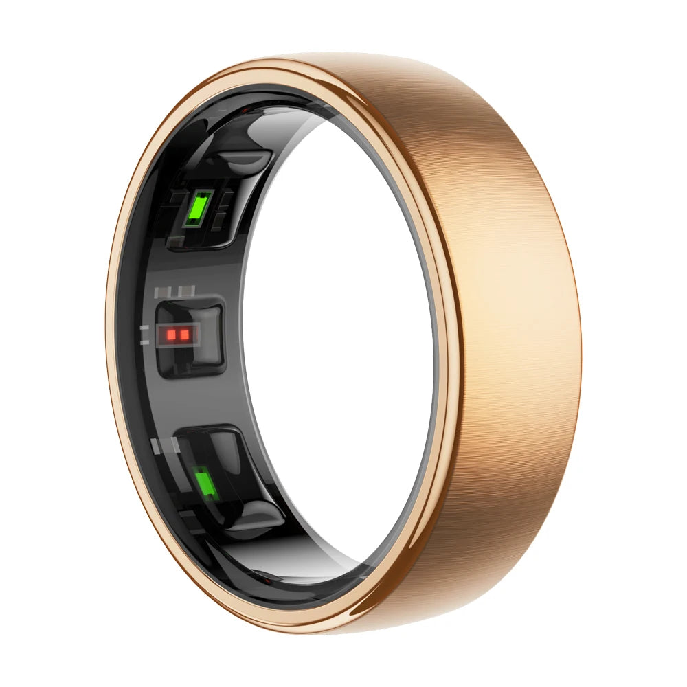 Uhoofit R10 Smart Ring with Charging Dock Men Women Health Sleep Heart Rate Monitoring IP68 & 5ATM Waterproof Multi-sport Mode