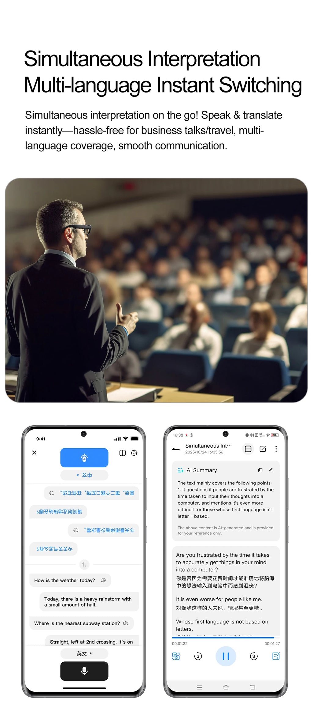 New Upgrade Brand Smart Glasses 800W Camera HD Video Recording AI Photo Recognition Bluetooth Call Translation Voice Sunglasses