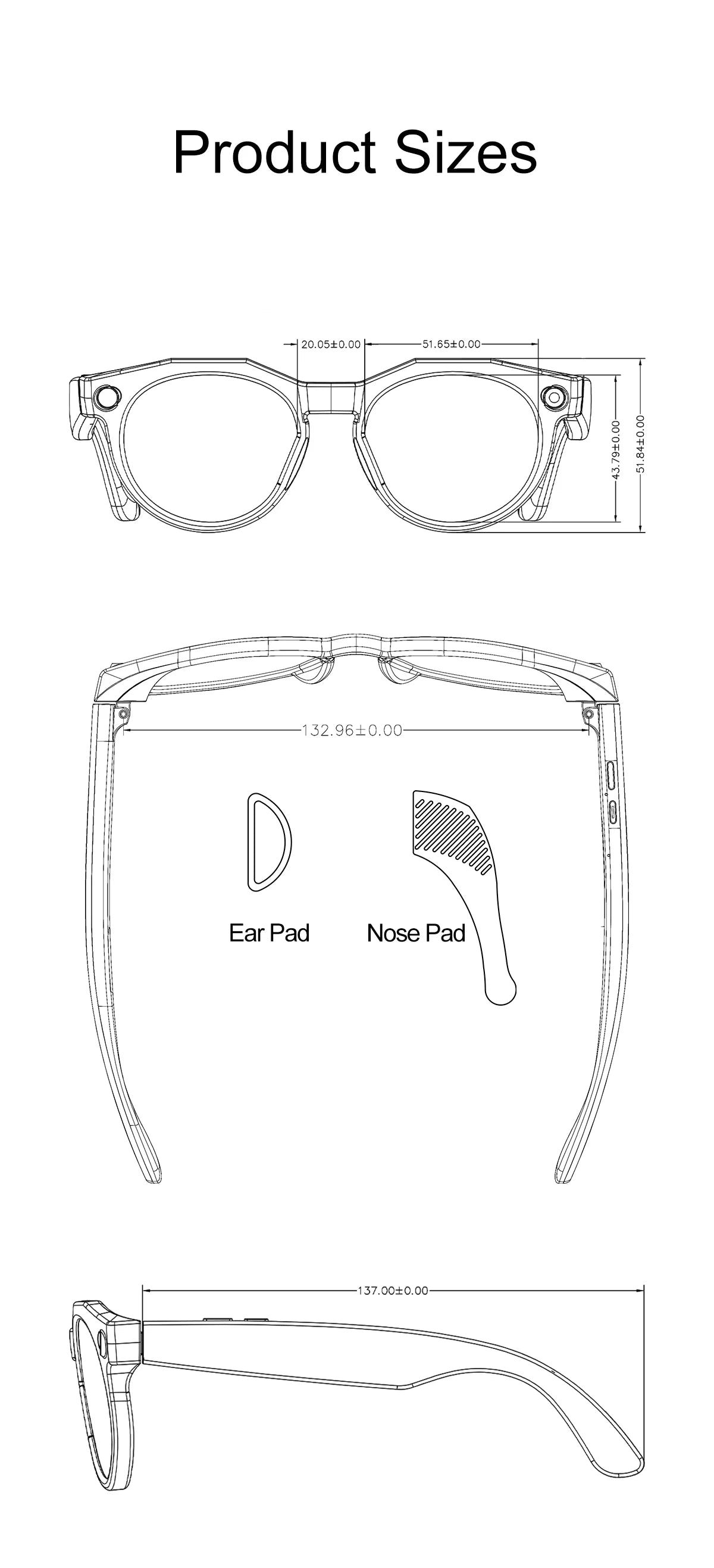New Upgrade Brand Smart Glasses 800W Camera HD Video Recording AI Photo Recognition Bluetooth Call Translation Voice Sunglasses
