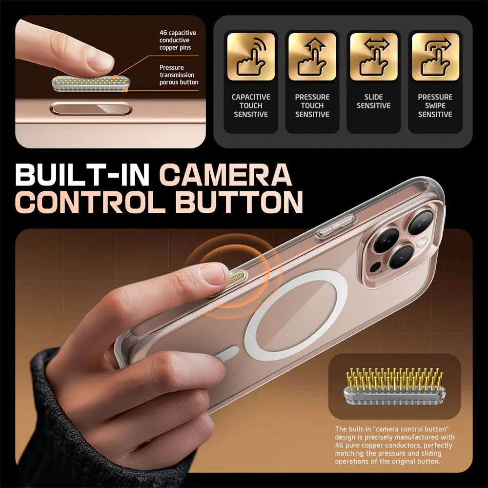 SUPCASE For iPhone 16 Pro Case with Camera Control Capture Button UB Mag Series Slim Protective Magnetic with MagSafe Phone Case