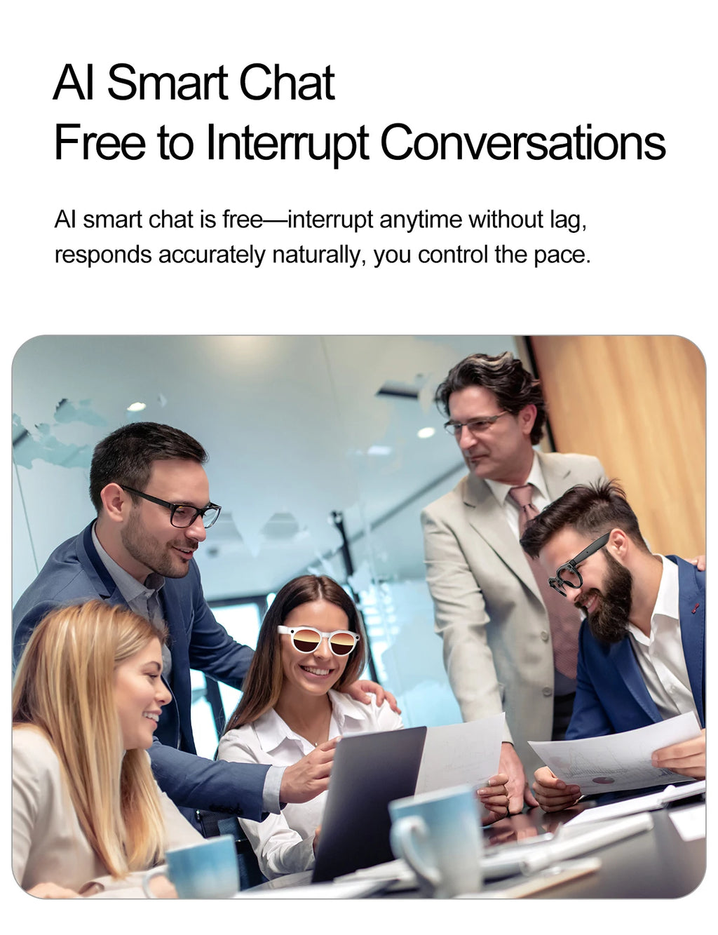 New Upgrade Brand Smart Glasses 800W Camera HD Video Recording AI Photo Recognition Bluetooth Call Translation Voice Sunglasses