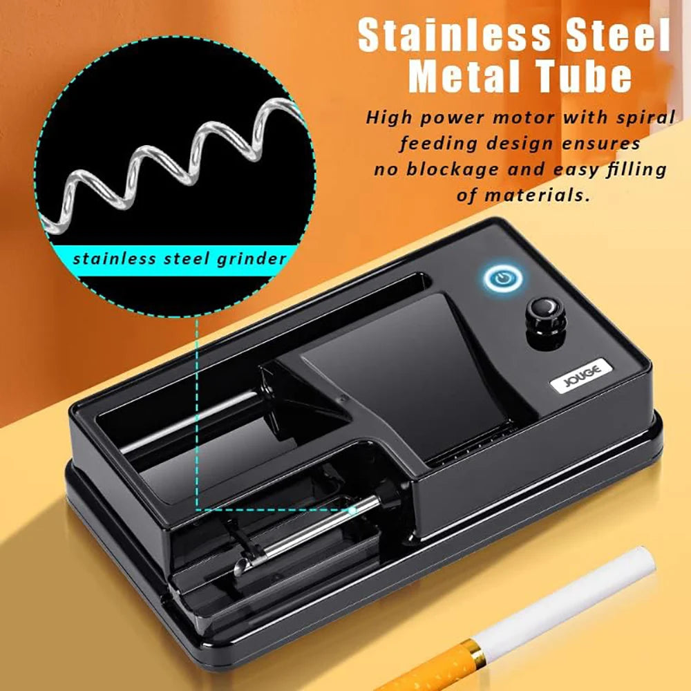 6.5/8MM Electric Cigarette Rolling Machine Automatic Infrared Sensing Roller Maker Cigarette Tobacco Injector Roller