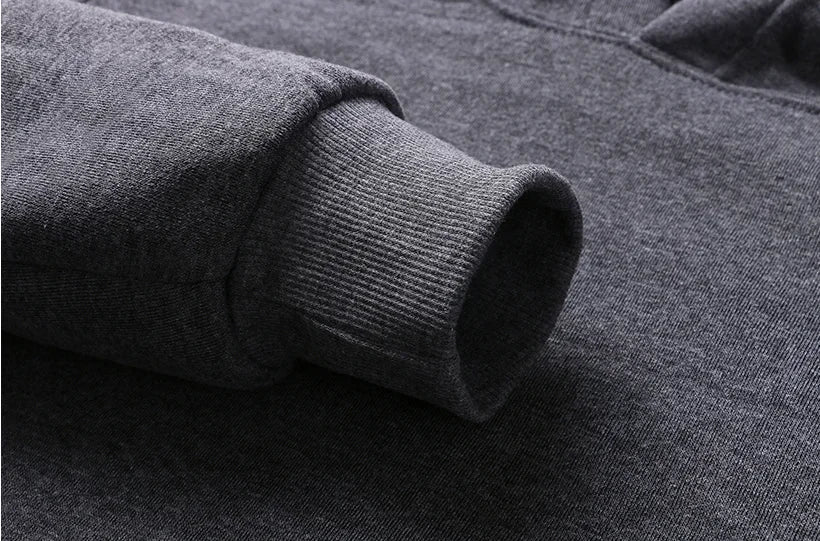 New autumn and winter men's long-sleeved hoodie; pants two-piece set of fashionable outdoor sportswear.