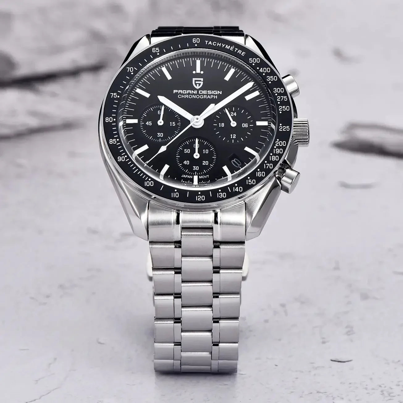 PAGANI DESIGN 2026 New Men's Watches Top Luxury Quartz Watch For Men Auto Date Speed Chronograph AR Sapphire Mirror Wrist watch