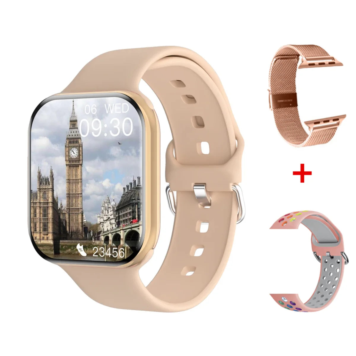 2025 Series 10 Watch 10 GPS Smart Watch Memory Music Video Bluetooth Call Heart Rate Waterproof NFC Smartwatch For Apple Android