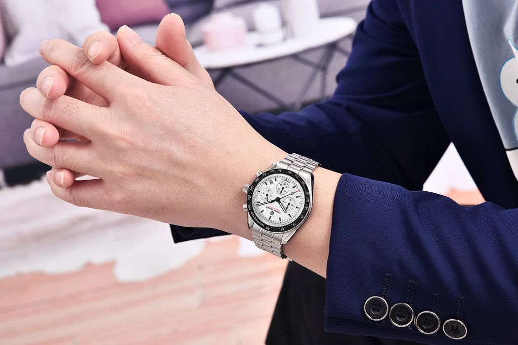 PAGANI DESIGN 2026 New Men's Watches Top Luxury Quartz Watch For Men Auto Date Speed Chronograph AR Sapphire Mirror Wrist watch