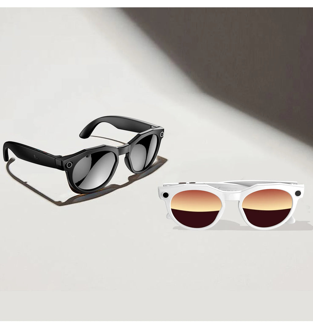 New Upgrade Brand Smart Glasses 800W Camera HD Video Recording AI Photo Recognition Bluetooth Call Translation Voice Sunglasses