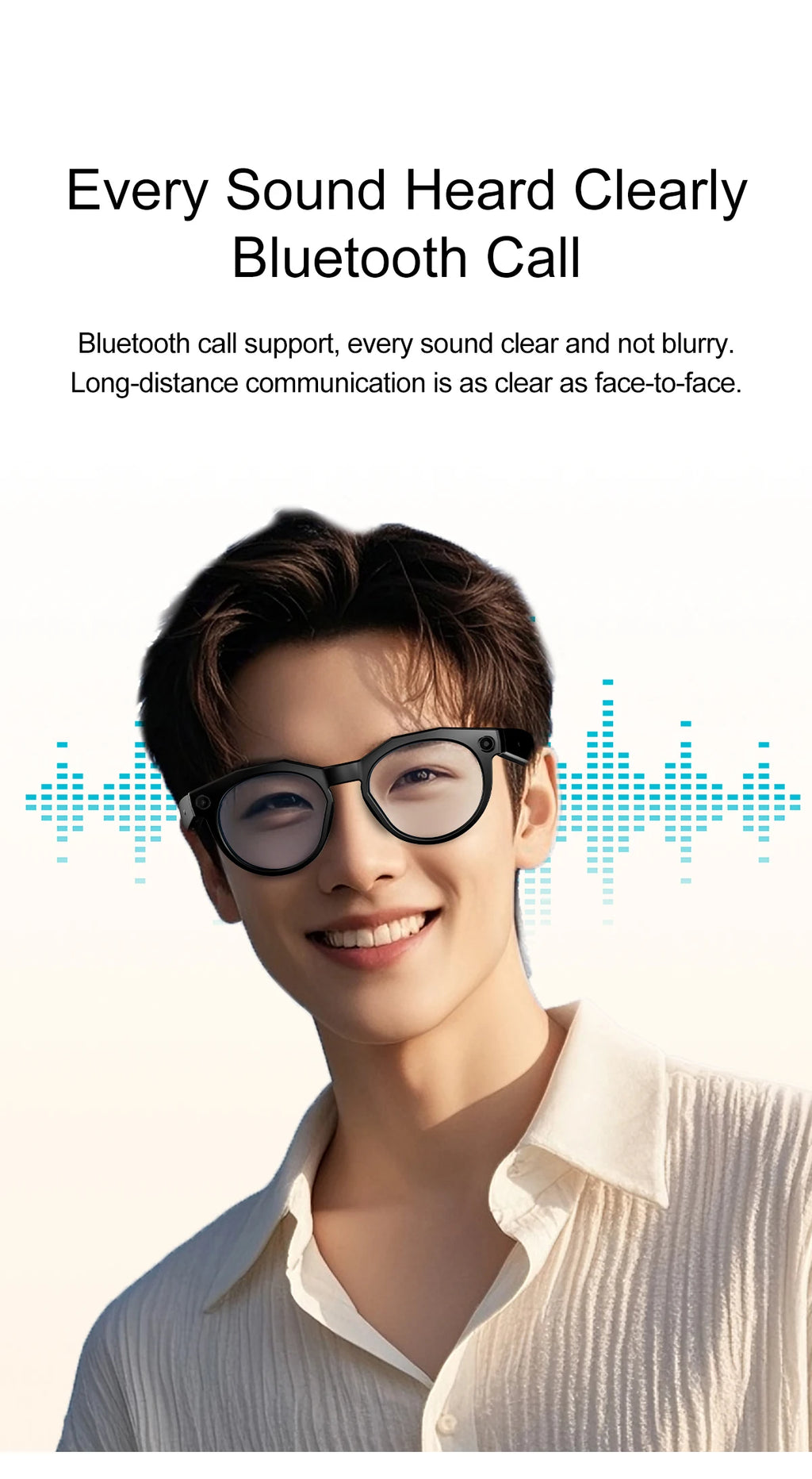 New Upgrade Brand Smart Glasses 800W Camera HD Video Recording AI Photo Recognition Bluetooth Call Translation Voice Sunglasses