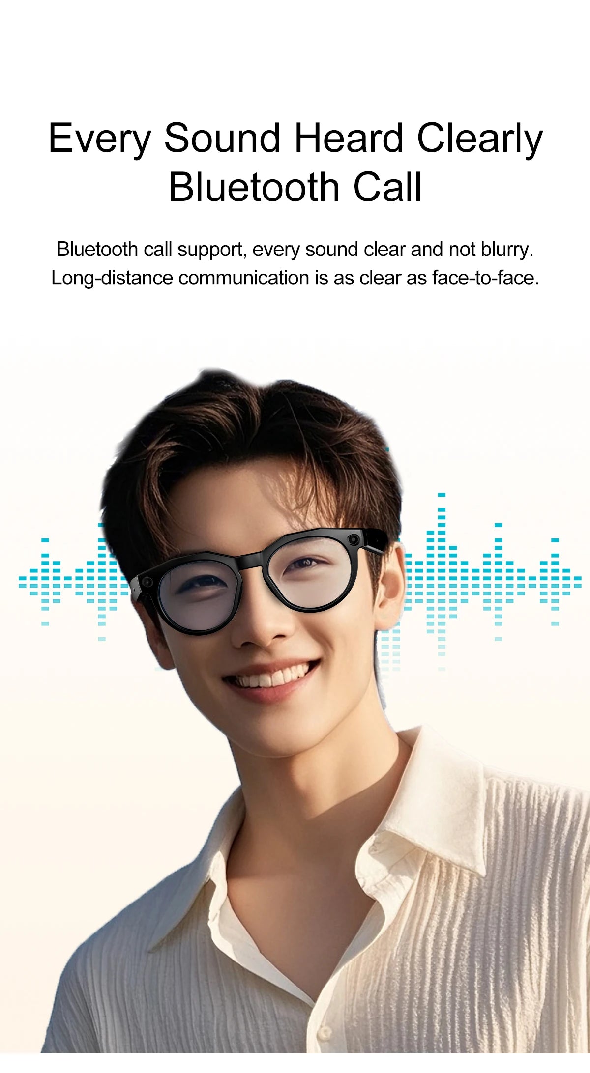 New Upgrade Brand Smart Glasses 800W Camera HD Video Recording AI Photo Recognition Bluetooth Call Translation Voice Sunglasses