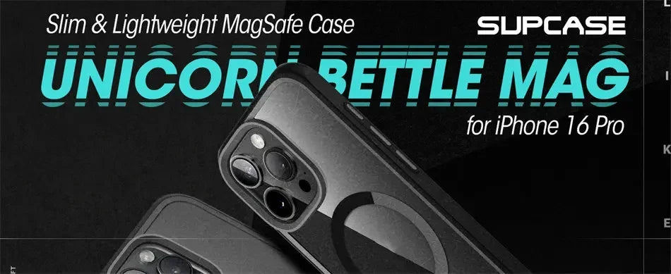 SUPCASE For iPhone 16 Pro Case with Camera Control Capture Button UB Mag Series Slim Protective Magnetic with MagSafe Phone Case