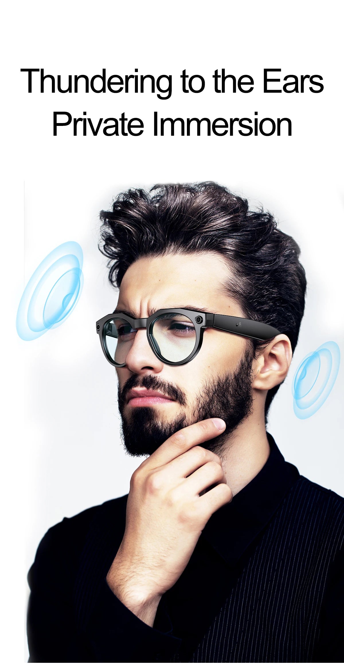 New Upgrade Brand Smart Glasses 800W Camera HD Video Recording AI Photo Recognition Bluetooth Call Translation Voice Sunglasses