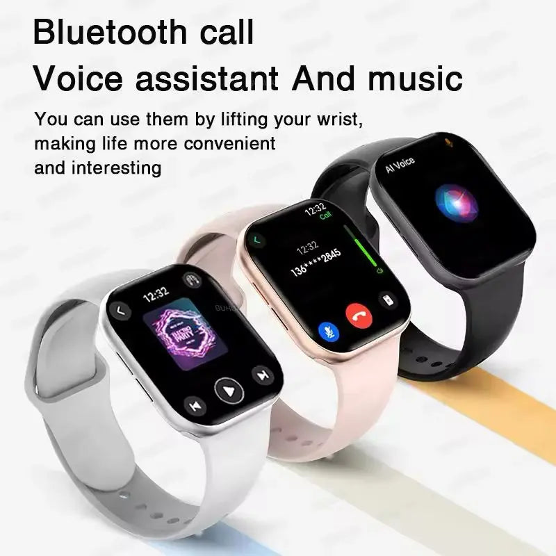 2025 Series 10 Watch 10 GPS Smart Watch Memory Music Video Bluetooth Call Heart Rate Waterproof NFC Smartwatch For Apple Android