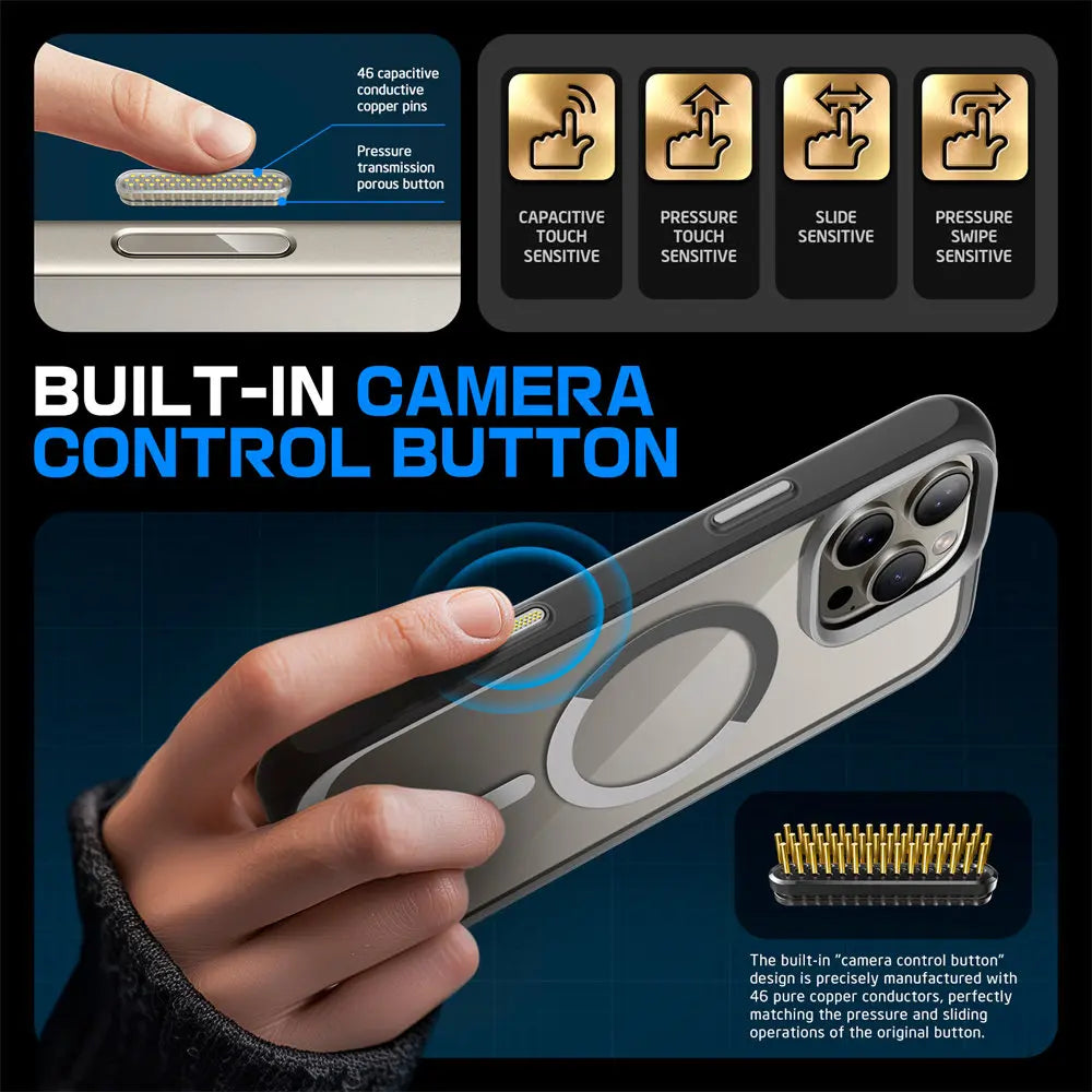 SUPCASE For iPhone 16 Pro Case with Camera Control Capture Button UB Mag Series Slim Protective Magnetic with MagSafe Phone Case