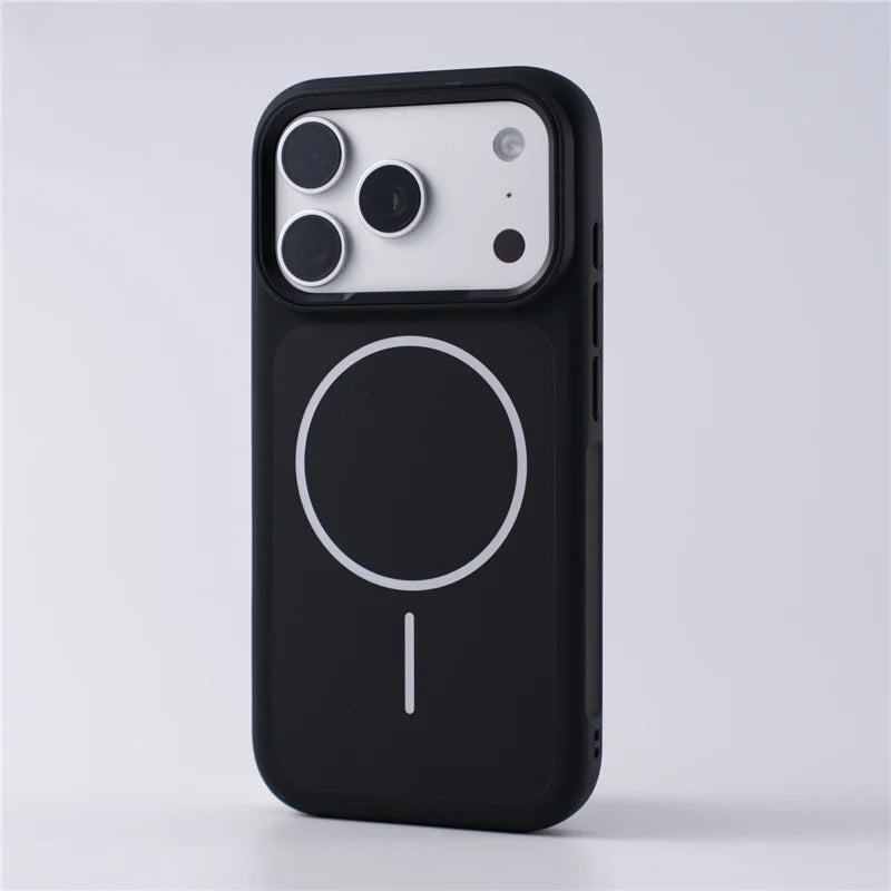 Original Double Color Matte Magsafe Case For iPhone 17Air 17Pro 17Pro Max Magnetic Wireless Charging Hard Protective Phone Cover