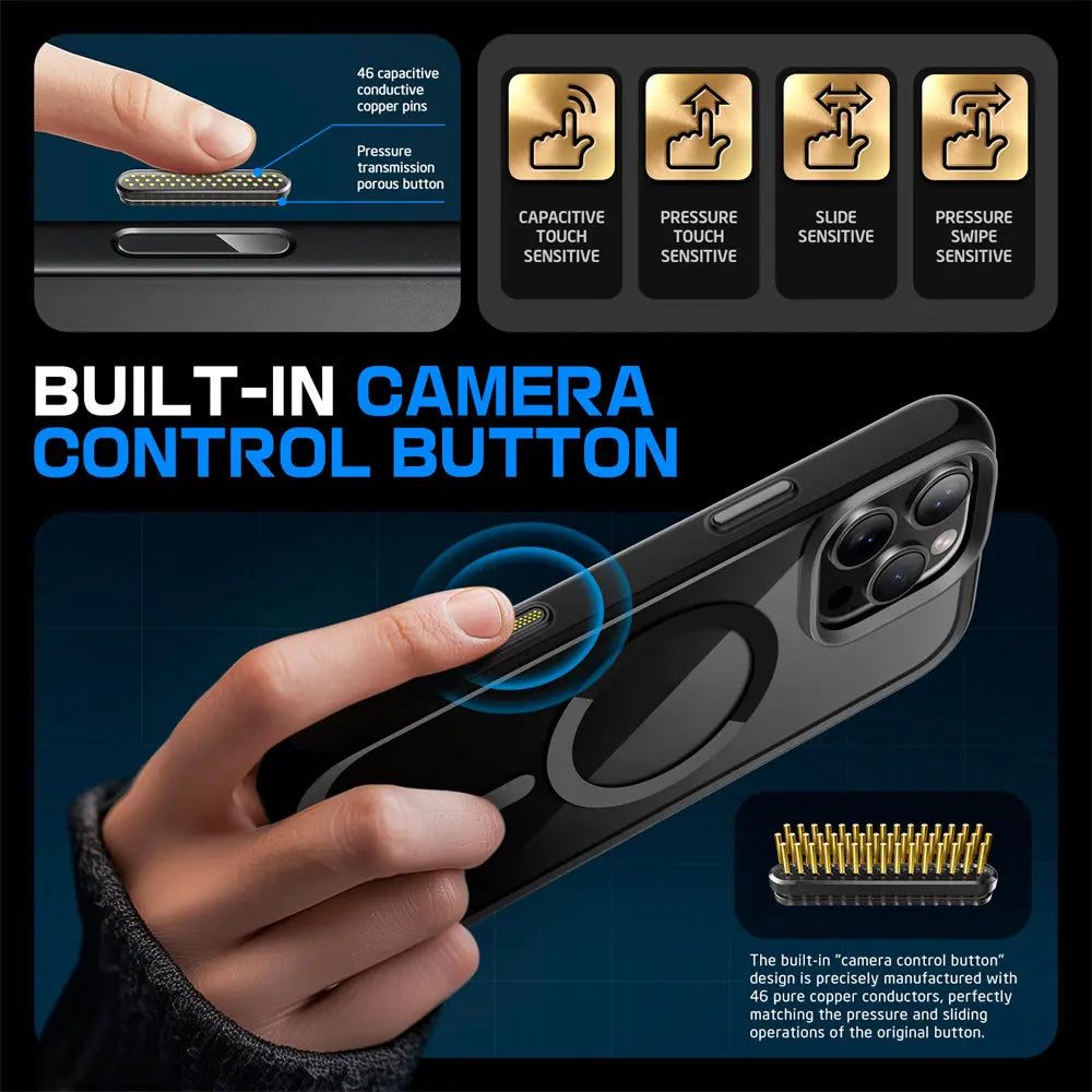 SUPCASE For iPhone 16 Pro Case with Camera Control Capture Button UB Mag Series Slim Protective Magnetic with MagSafe Phone Case