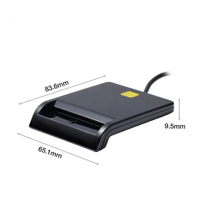 Multi-function Portable USB 2.0 Intelligent Card Reader Affordable Easy Use for DNIE ATM CAC IC ID Bank SIM Card Reader