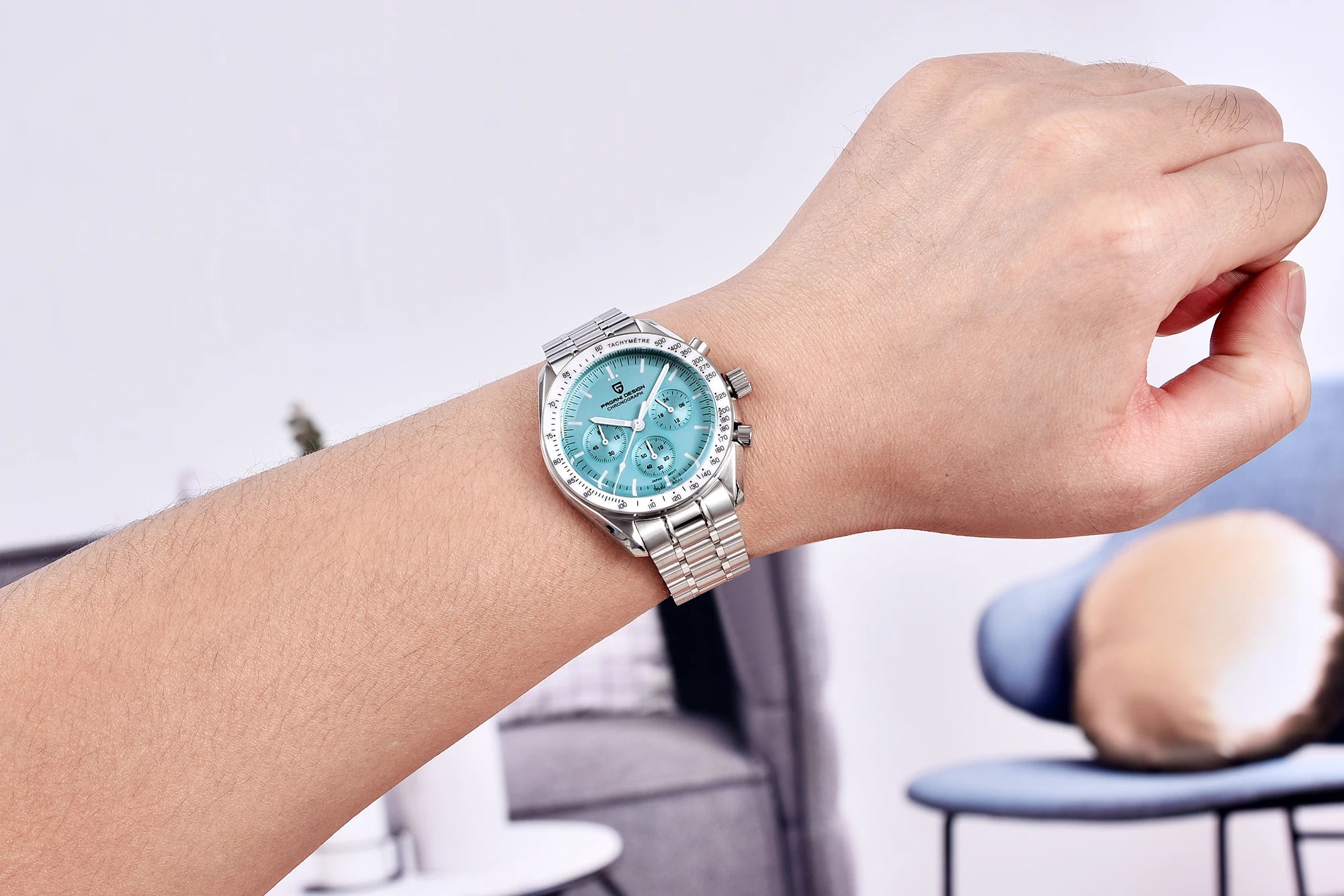 PAGANI DESIGN 2026 New Men's Watches Top Luxury Quartz Watch For Men Auto Date Speed Chronograph AR Sapphire Mirror Wrist watch