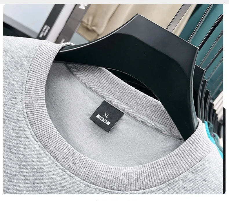 Designer Brand Men's Round Neck Sweatshirt Autumn New Fashion Thickened Warm Luxury Pony Embroidery Loose Casual Paul Pullover