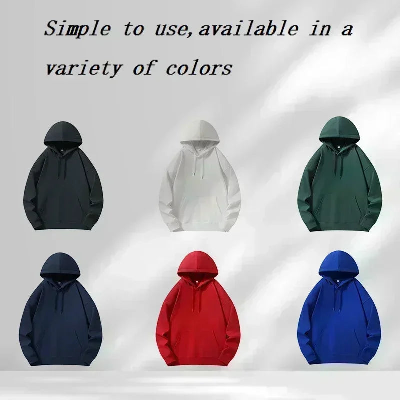 Men's casual Longing for Freedom pattern hooded sweatshirt Sweater machine washable Spring and autumn streetwear Hooded pullover