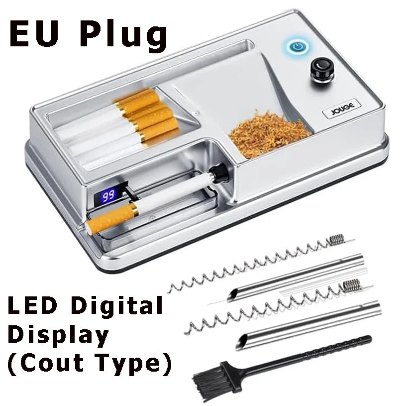 6.5/8MM Electric Cigarette Rolling Machine Automatic Infrared Sensing Roller Maker Cigarette Tobacco Injector Roller