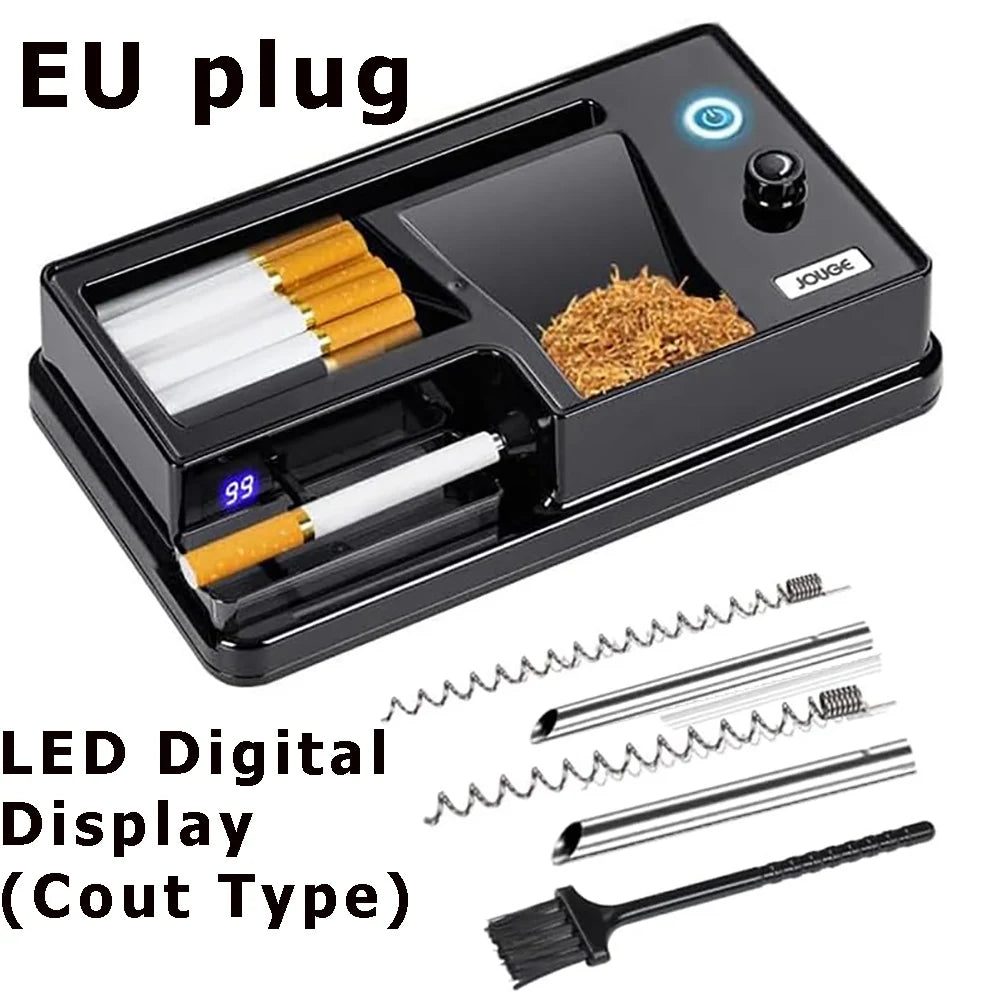 6.5/8MM Electric Cigarette Rolling Machine Automatic Infrared Sensing Roller Maker Cigarette Tobacco Injector Roller