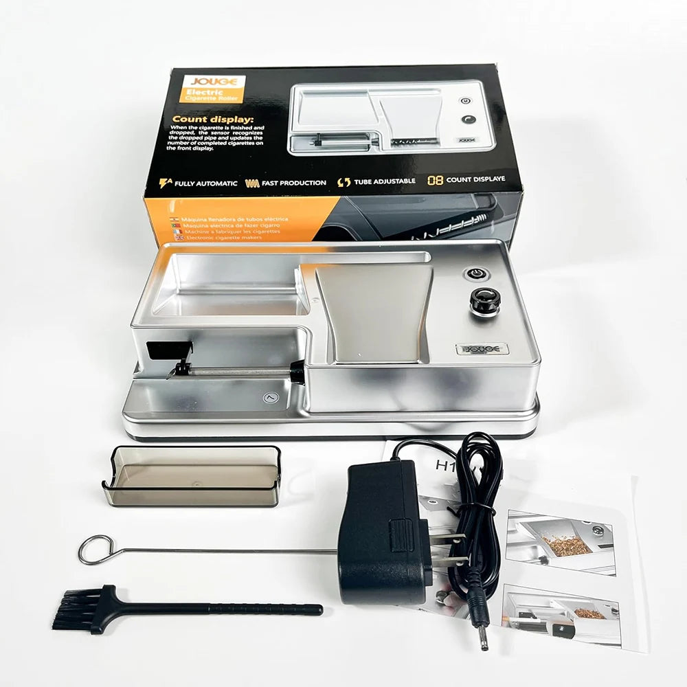 6.5/8MM Electric Cigarette Rolling Machine Automatic Infrared Sensing Roller Maker Cigarette Tobacco Injector Roller